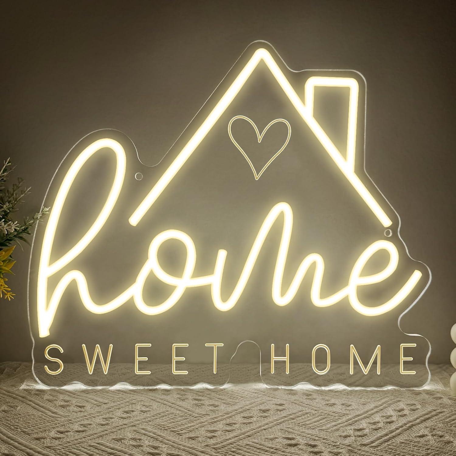 Room Lighting Bedroom Decor - Sweet Home Neon Sign USB Dimmable