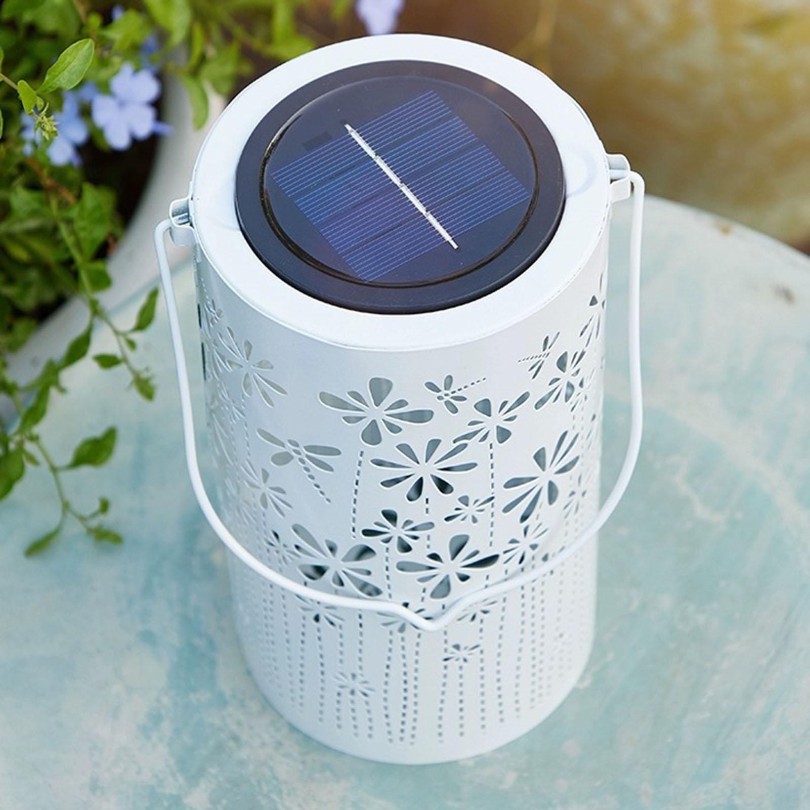 Lighting Decor Outdoor - Solar Hangings Lantern Waterproof Flower Lamps