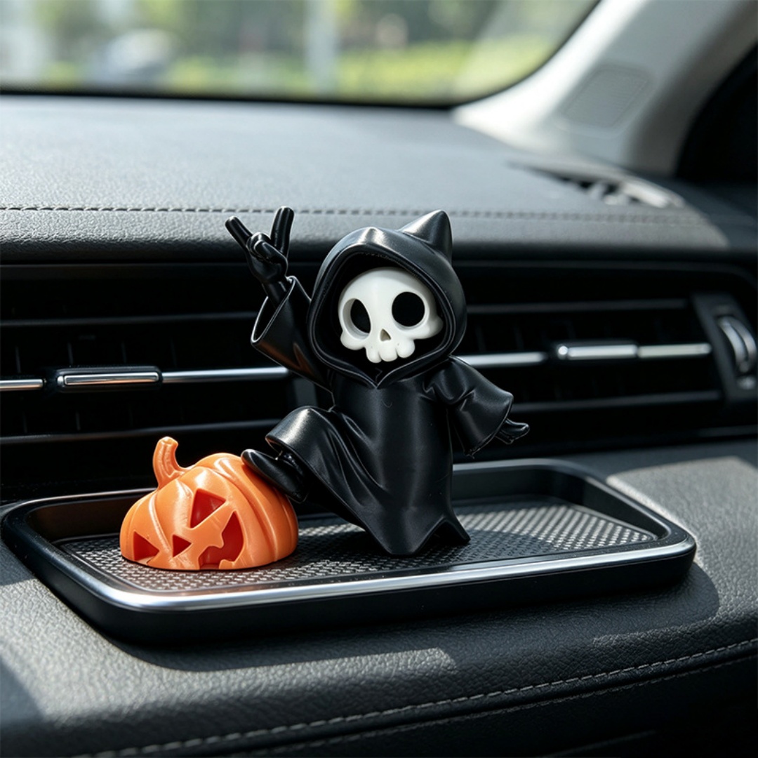 Lighting Mcqueen Bedroom Decor - Cat Ear Grim Reaper Halloween Figurine