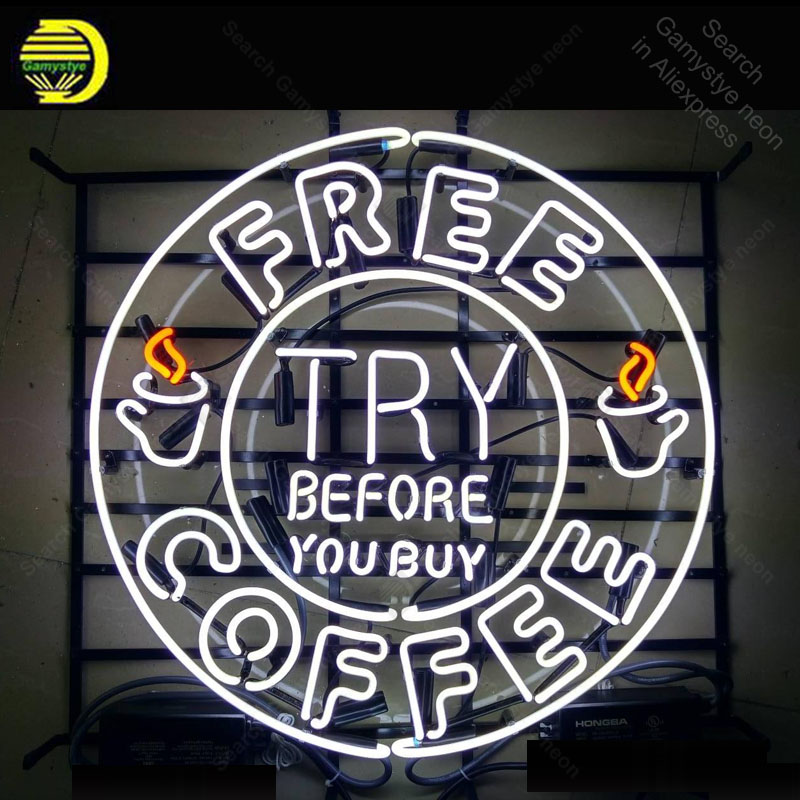 Decor Lighting India - NEON SIGN For Free Coffee Shop