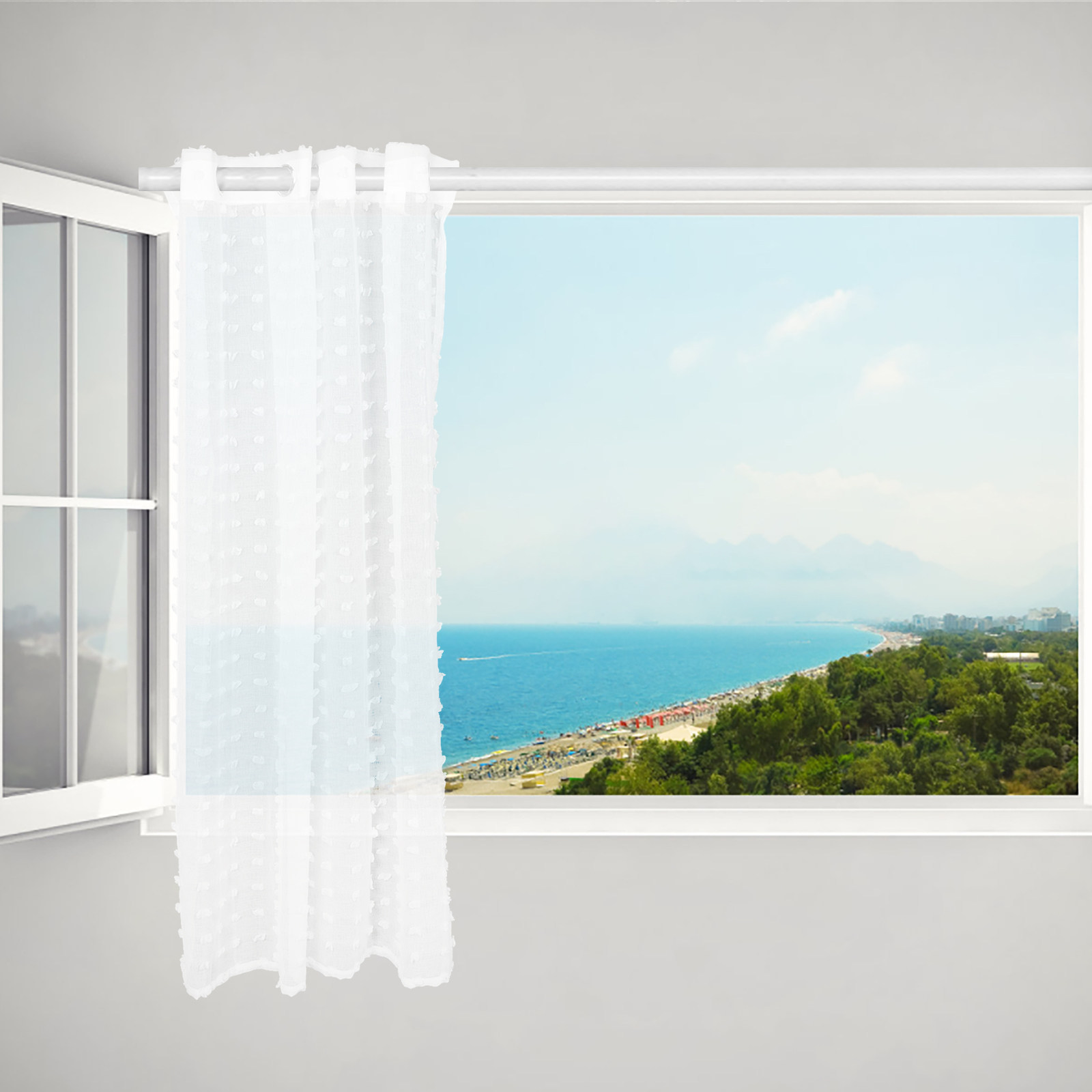 White Dot Sheer Curtain Light  - огляд і ціна Kitchen Decor Lighting