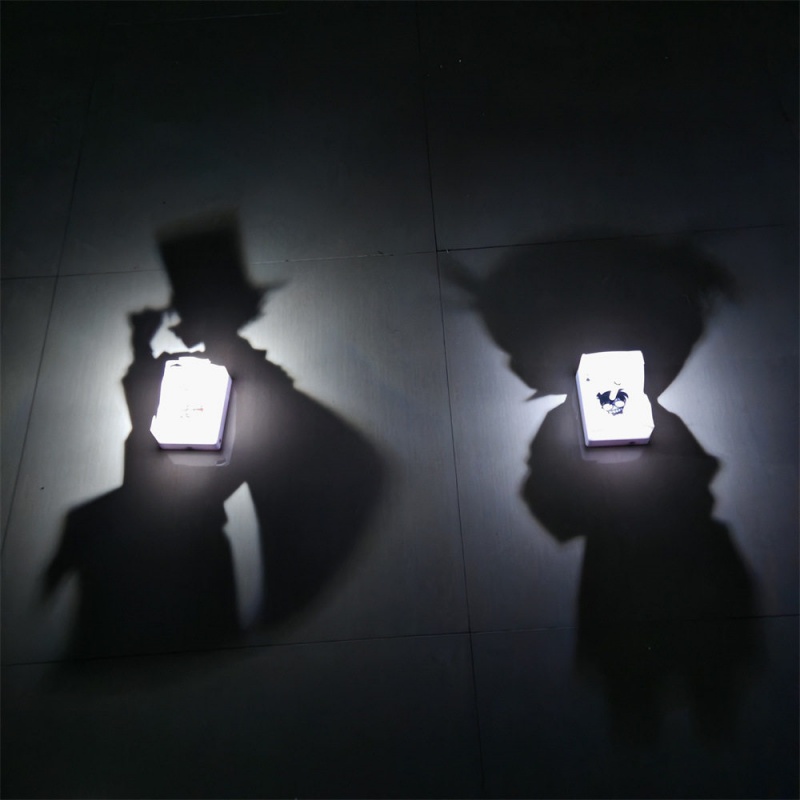 Anime Figure Silhouette Wall L - огляд і ціна Lighting Home Decor Items