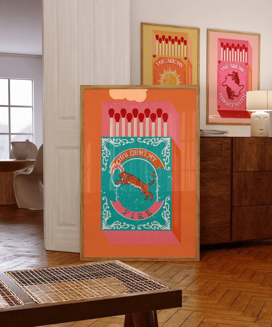 You Light My Fire Orange Match - огляд і ціна Kitchen Decor Lighting
