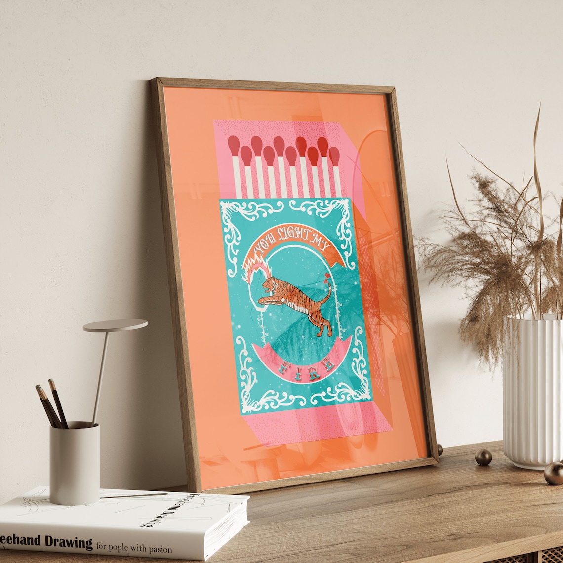 You Light My Fire Orange Match - огляд і ціна Kitchen Decor Lighting