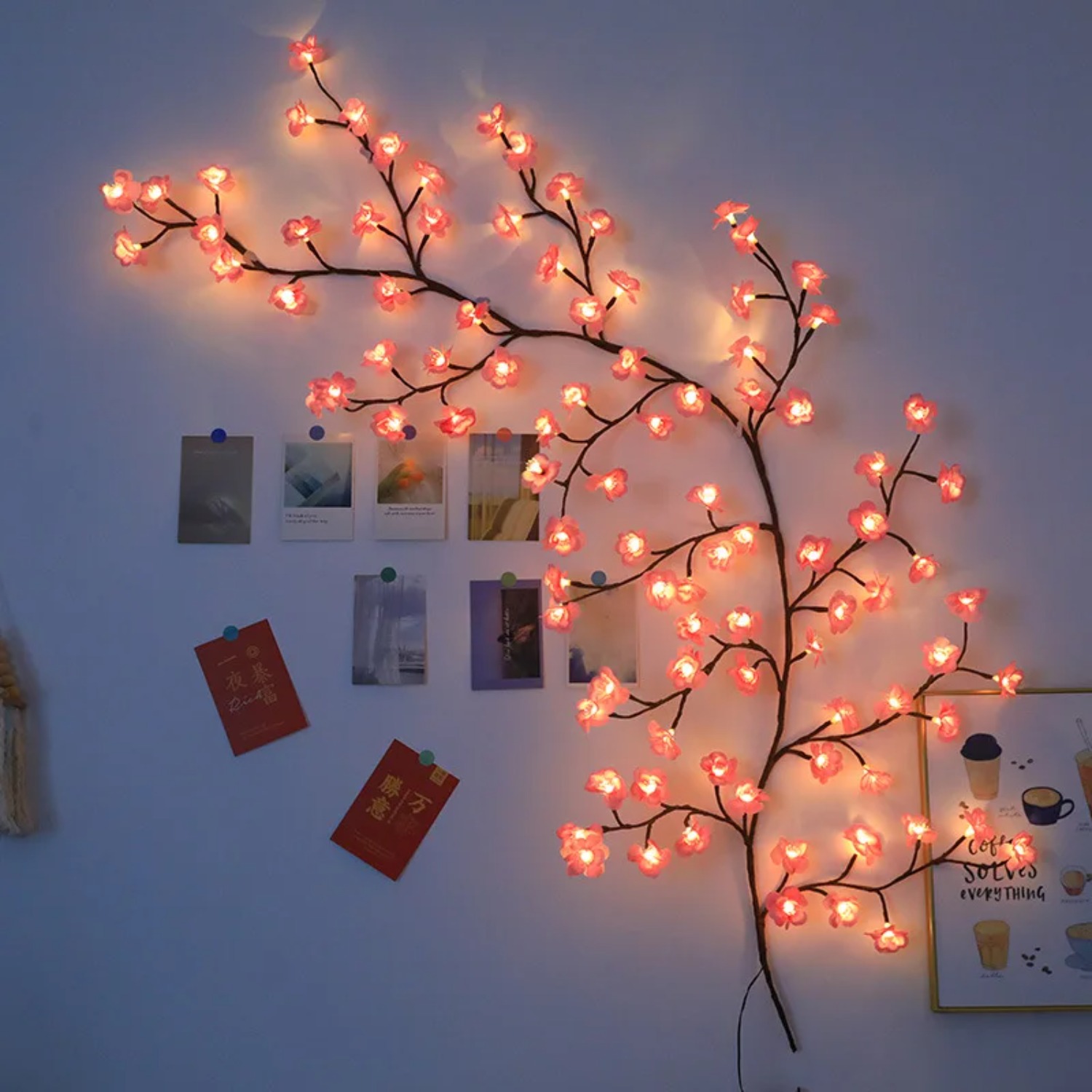1.8M Cherry LED Tree Branch Li - огляд і ціна Wall Decor Lighting Tree