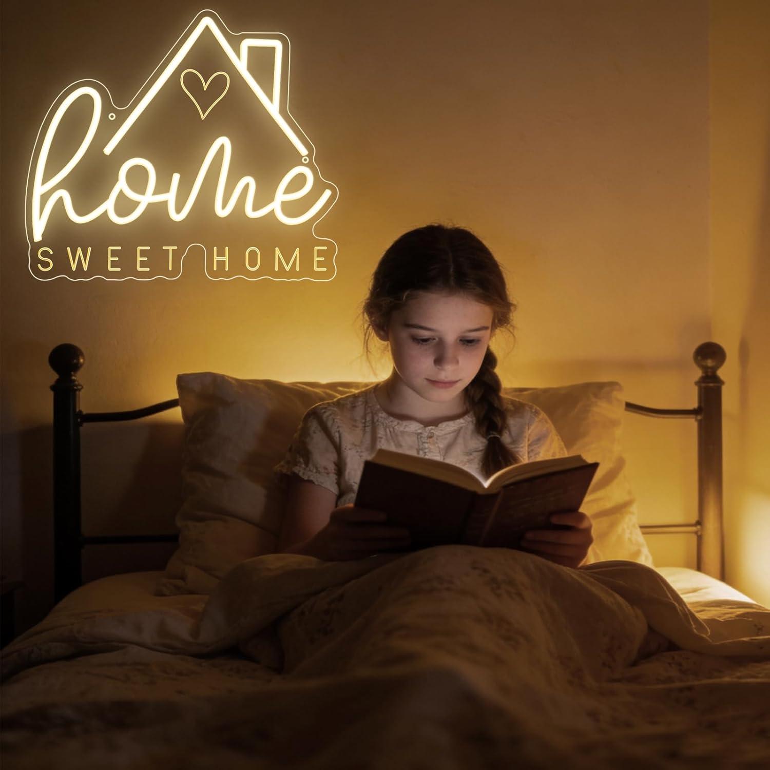 Sweet Home Neon Sign USB Dimma - огляд і ціна Room Lighting Bedroom Decor