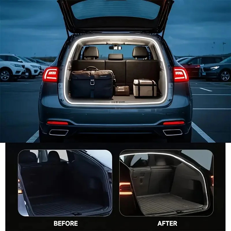 LED Car Trunk Light Strip Auto - огляд і ціна Lighting Bolt Decor