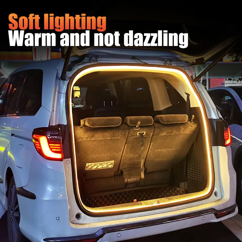 LED Car Trunk Light Strip Auto - огляд і ціна Lighting Bolt Decor