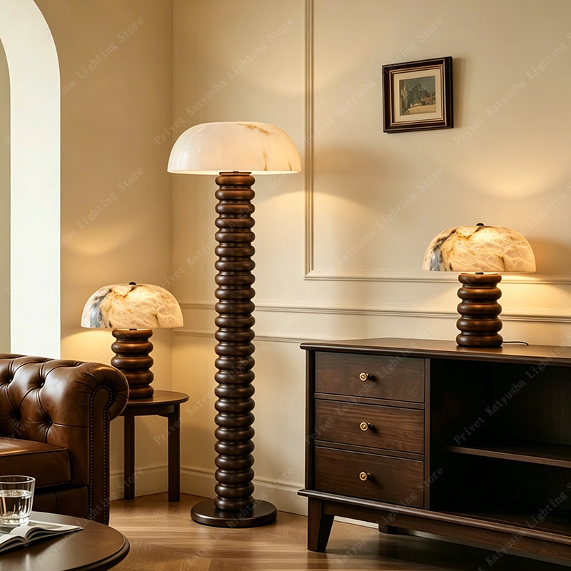 Retro Alabaster Mushroom Table - огляд і ціна Lighting Home Decor Items