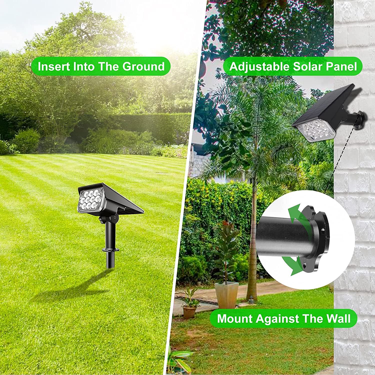 4pcs Solar Spotlight Outdoor G - огляд і ціна Wall Decor Lighting Tree