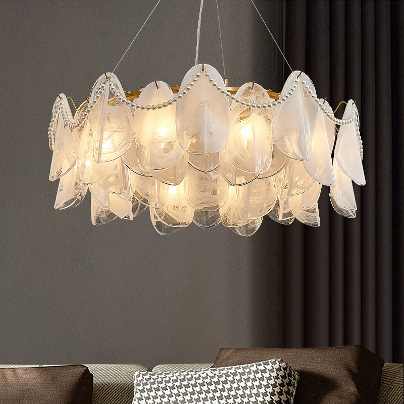 Luxury Glass Chandelier Lighti - огляд і ціна Lighting Home Decor Items