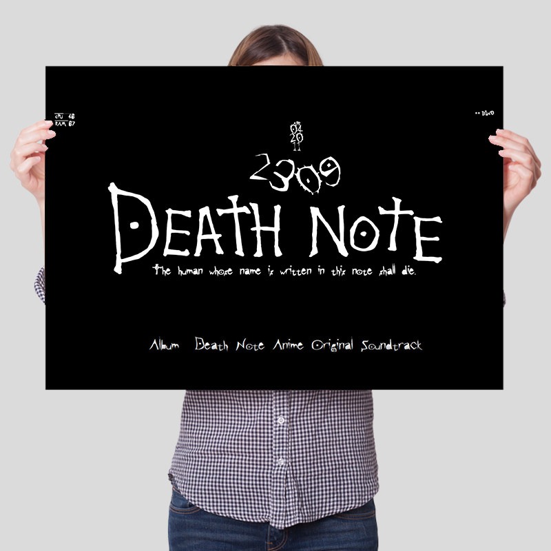 Death Note Unframed Canvas Pri - огляд і ціна Lighting Home Decor Items