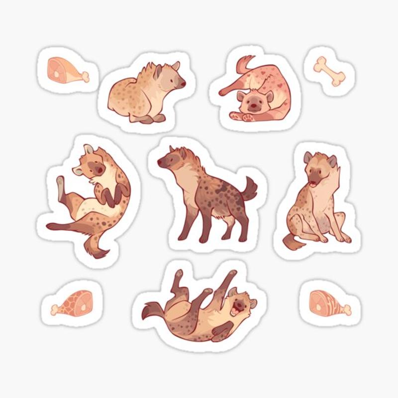 Spotted hyena sticker and good - огляд і ціна Lighting Mcqueen Bedroom Decor