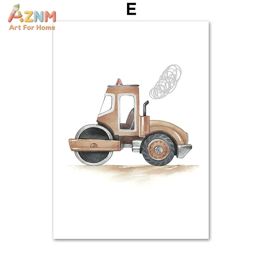 6pcs Nordic Modern cartoon car - огляд і ціна Lighting Mcqueen Bedroom Decor
