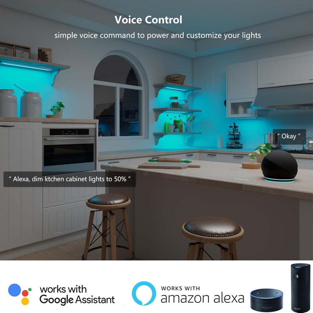DC12V RGB Color Under Cabinet  - огляд і ціна Kitchen Decor Lighting