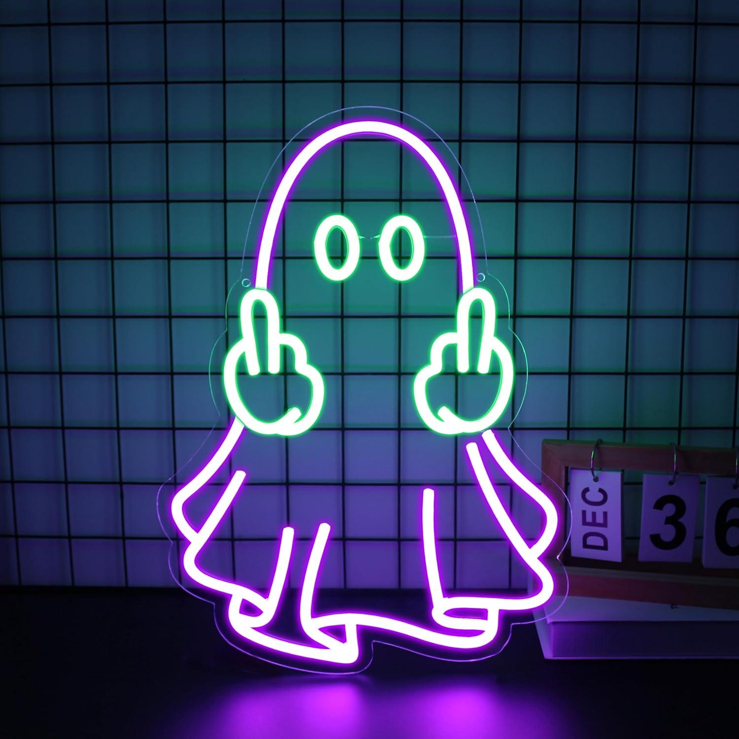 Ghost Neon Sign USB Powered LE - огляд і ціна Room Lighting Bedroom Decor