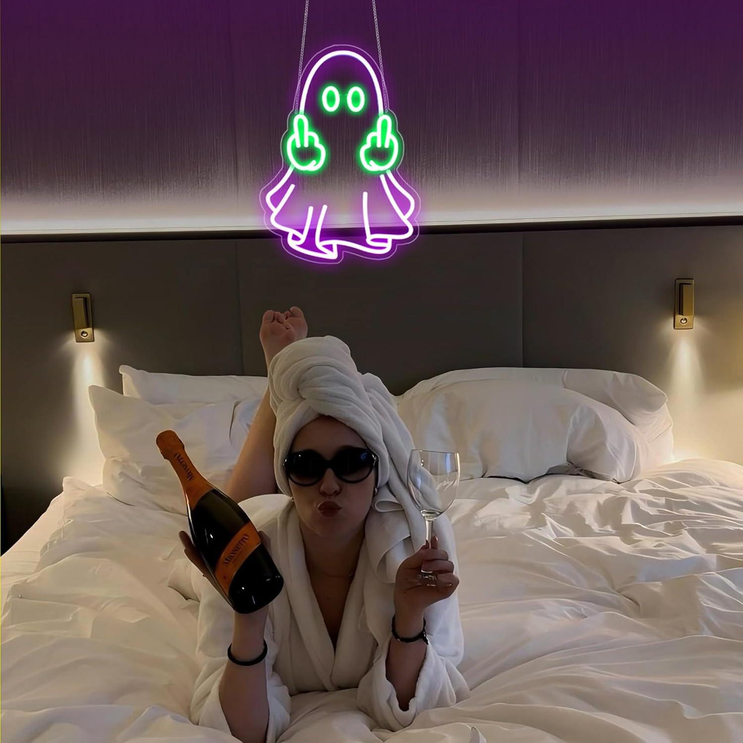 Ghost Neon Sign USB Powered LE - огляд і ціна Room Lighting Bedroom Decor
