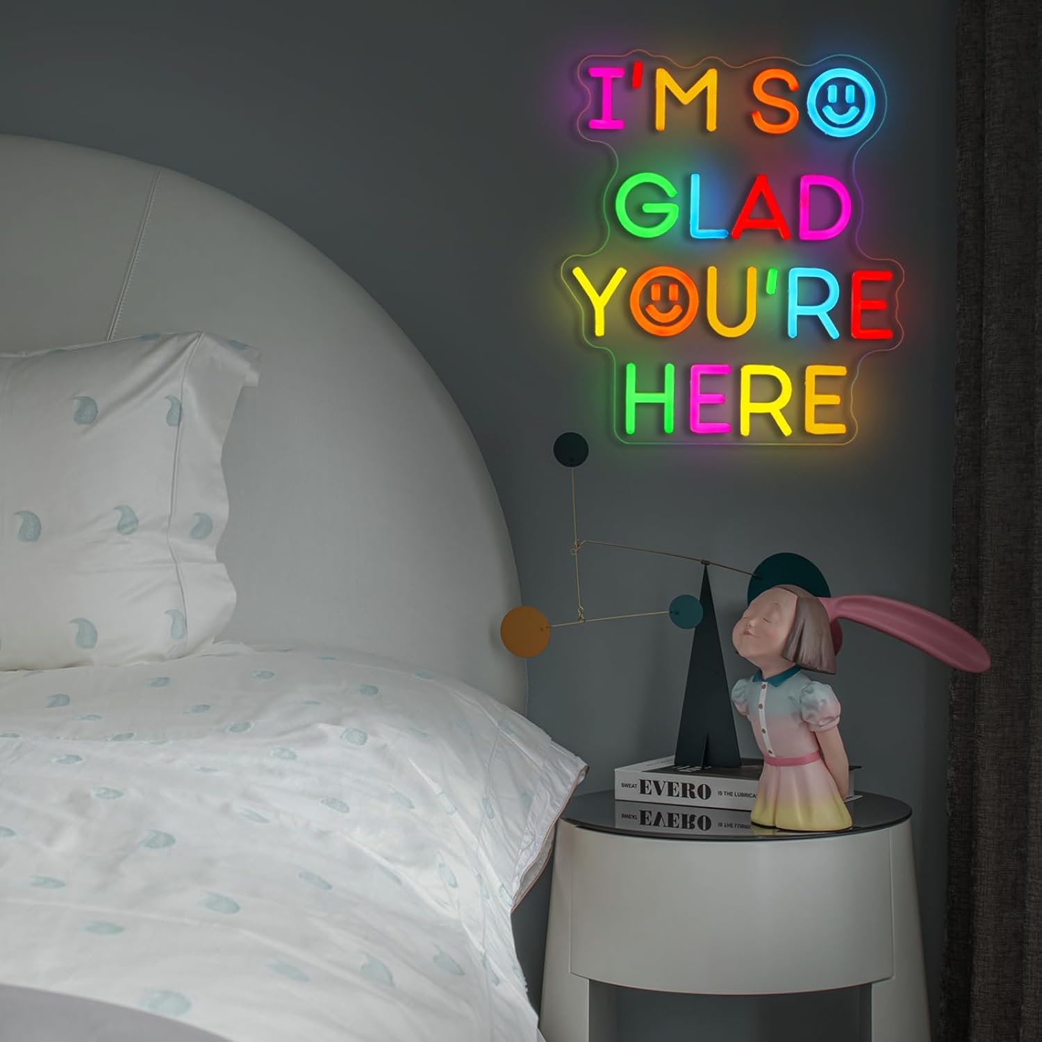  I'm So Glad You‘re Here Neon - огляд і ціна Room Lighting Bedroom Decor