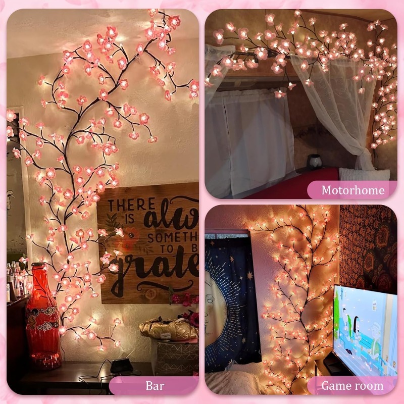 LED Cherry Blossom Tree Branch - огляд і ціна Wall Decor Lighting Tree