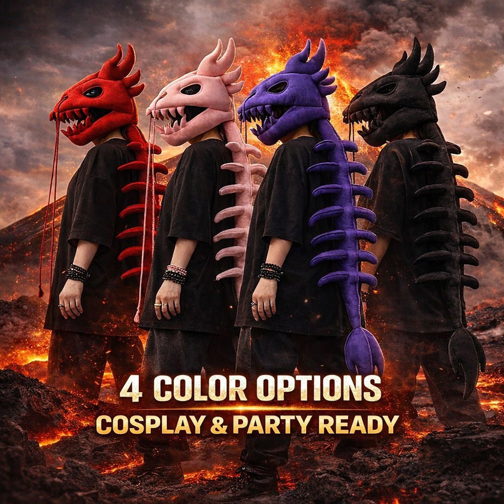 Dragon Skull Spine Plush Hood  - огляд і ціна Unique Lighting Decor