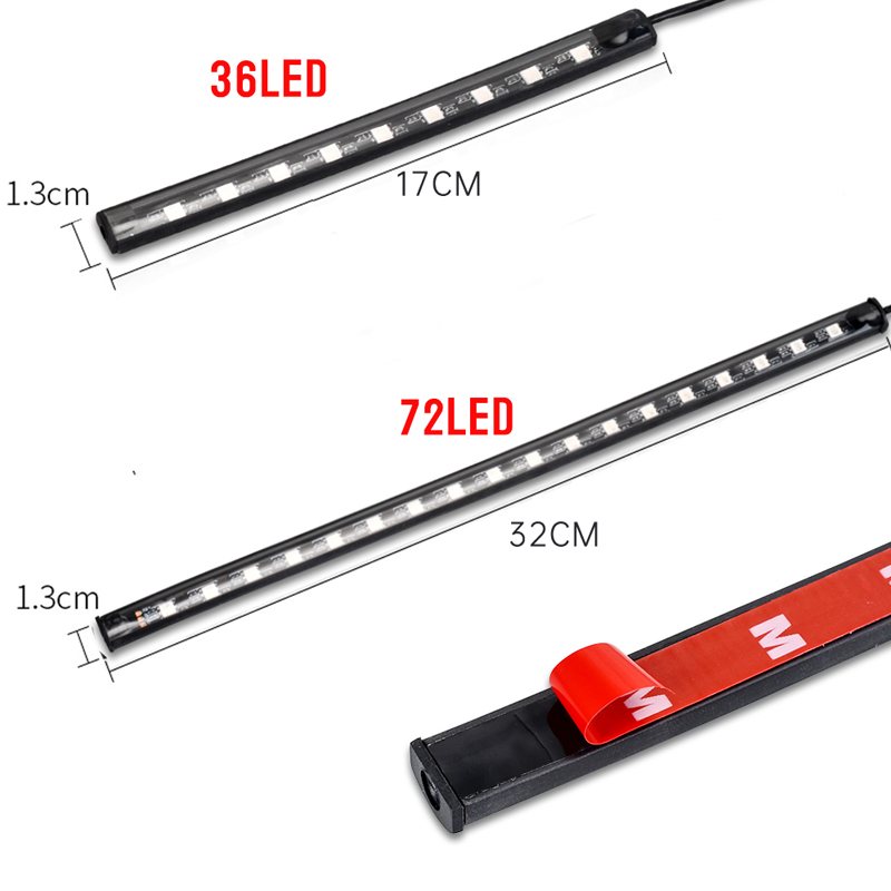 APP LED Motorcycle Car Atmosph - огляд і ціна Lighting Bolt Decor