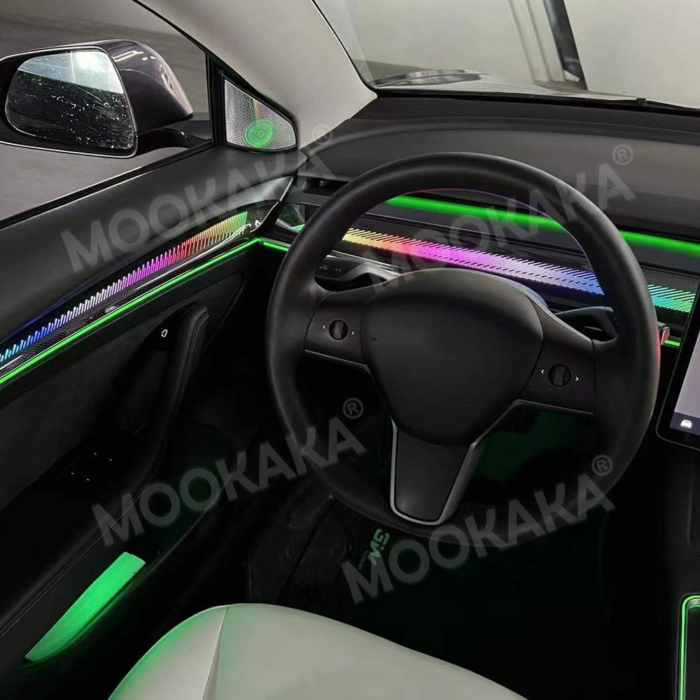 For Tesla Model 3 Y Car Ambien - огляд і ціна Decor Lighting India