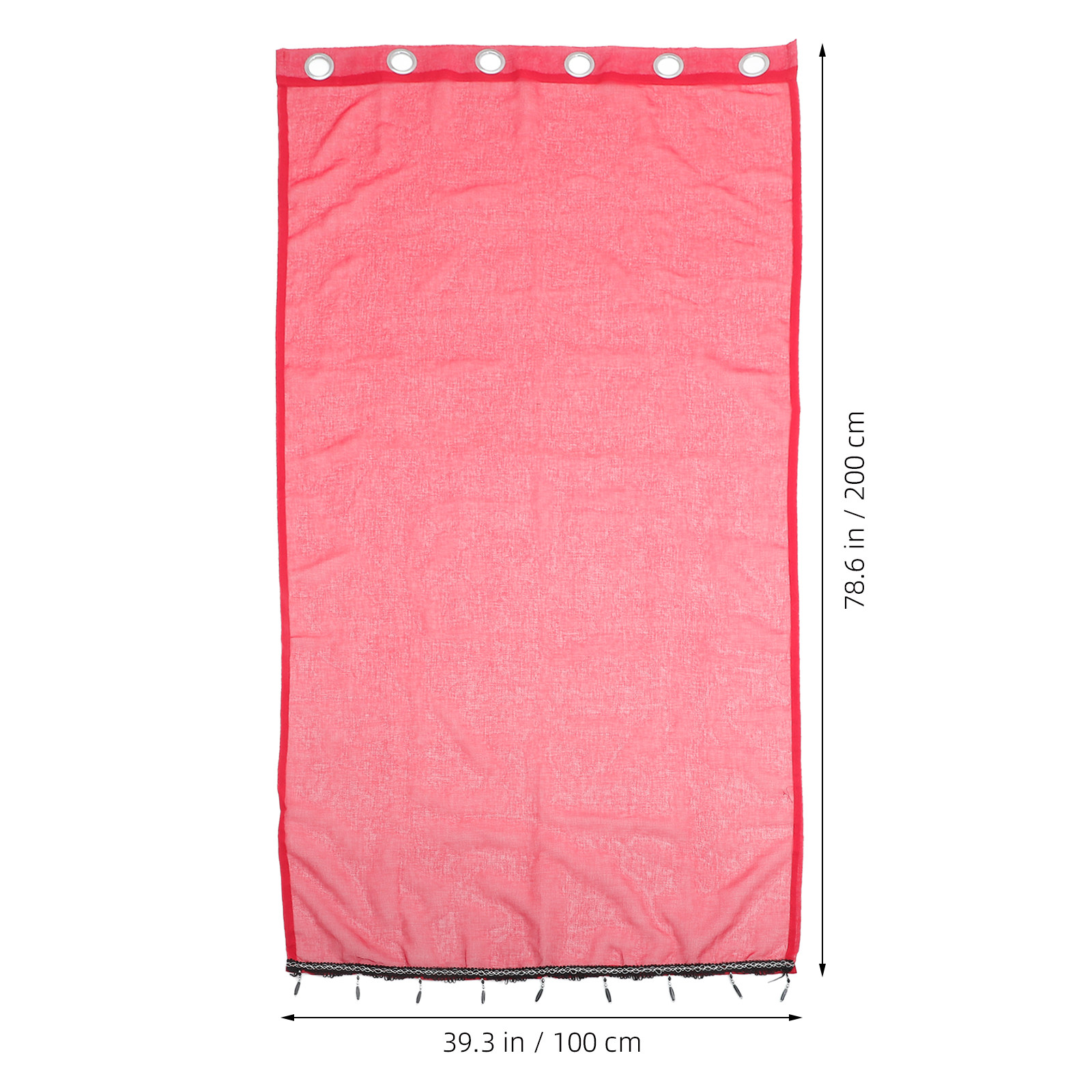 2Pcs Red Sheer Curtains Christ - огляд і ціна Kitchen Decor Lighting