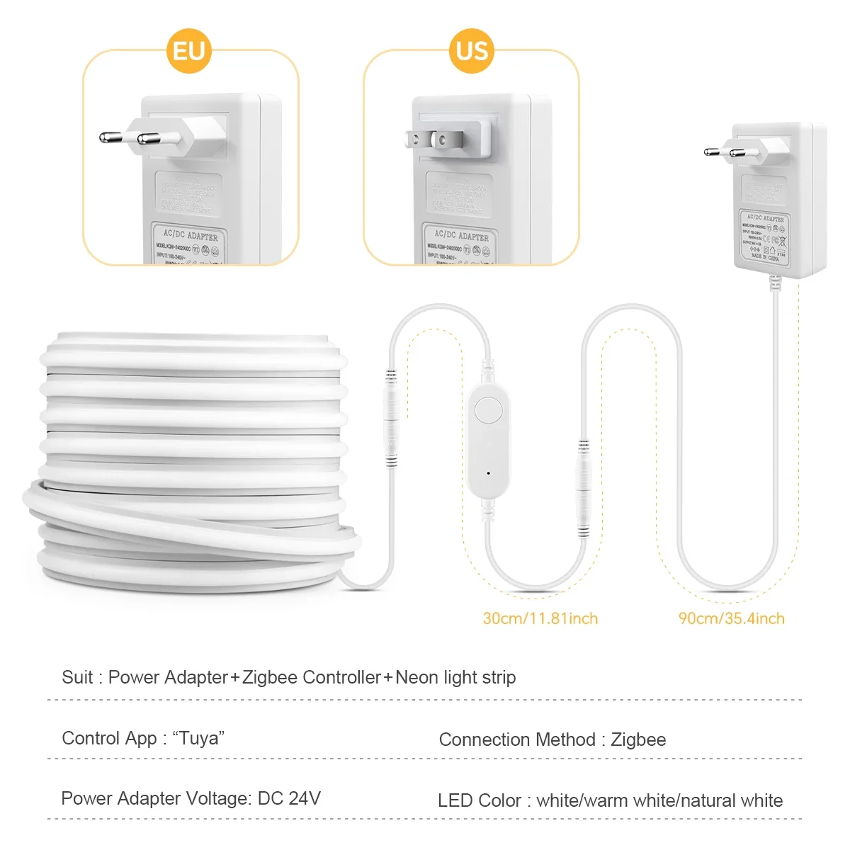 Zigbee 3.0 24V Neon LED Strip  - огляд і ціна Kitchen Decor Lighting