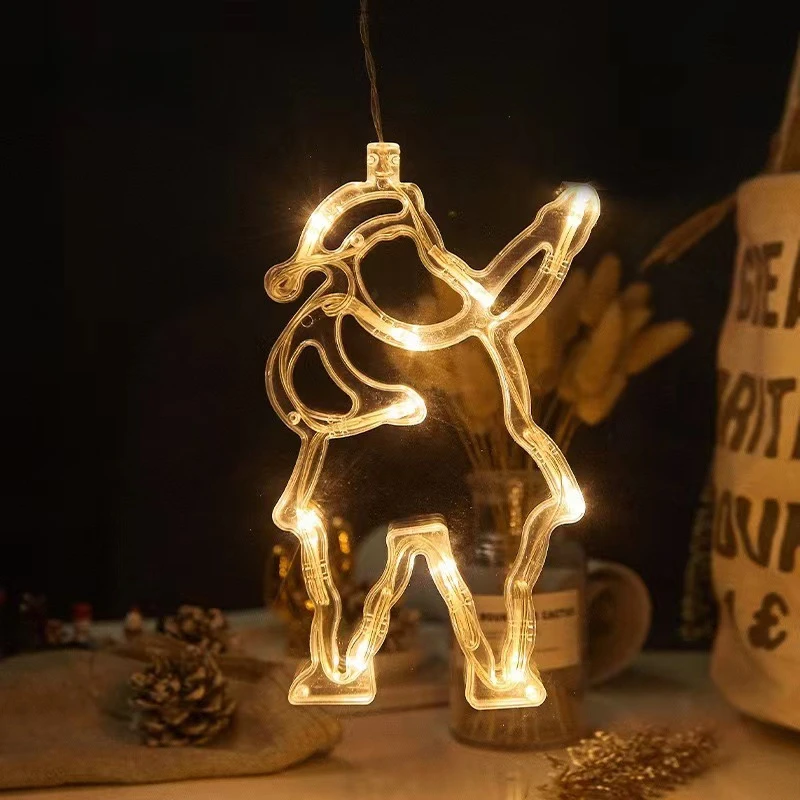 1-20PCS LED Christmas Suction  - огляд і ціна Wall Decor Lighting Tree