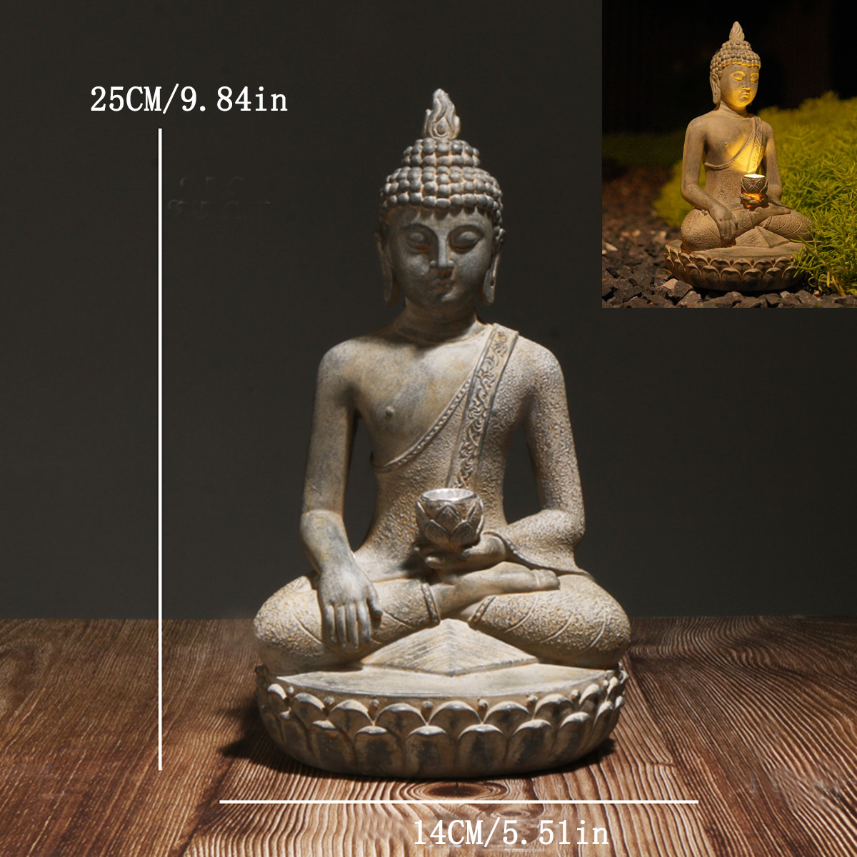 1PC Zen-Inspired Solar-Powered - огляд і ціна Decor Lighting India