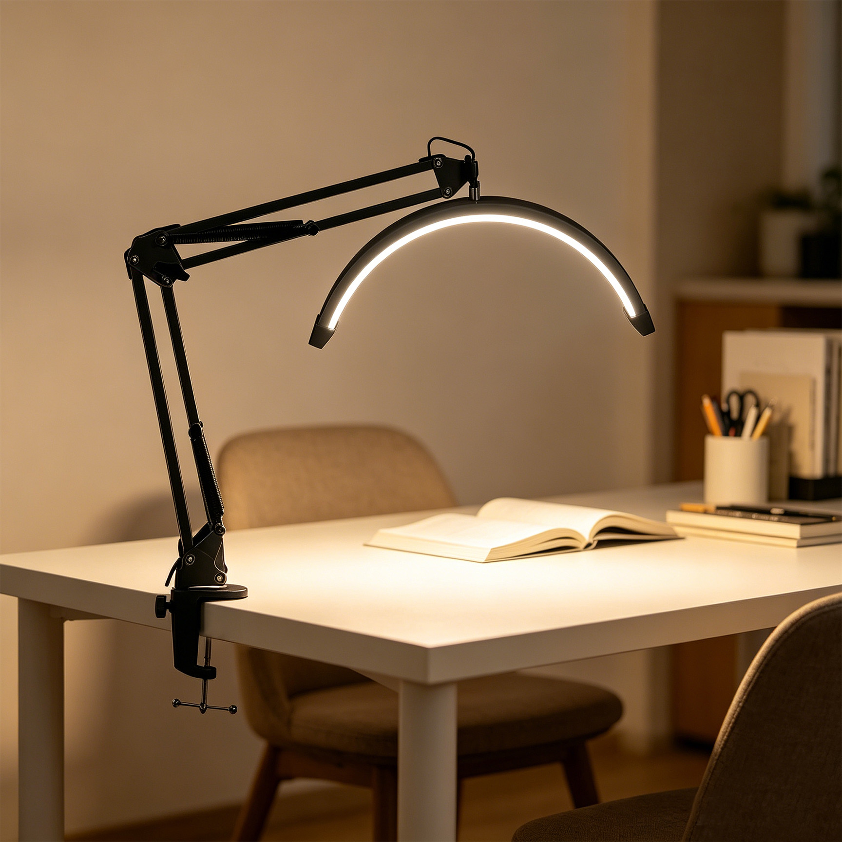16in U-shaped Half-Moon Beauty - огляд і ціна Led Moon Lamp