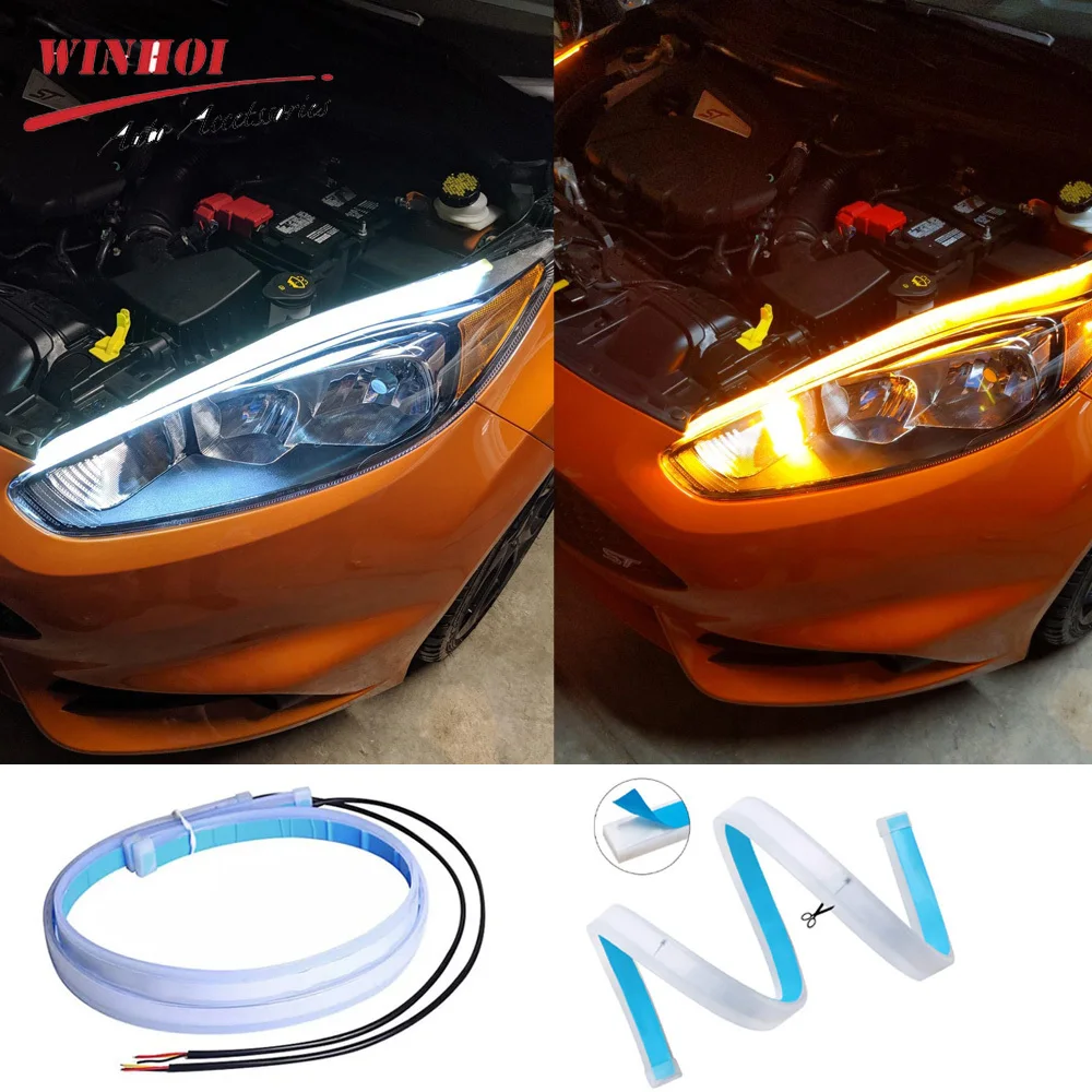 2PCS Car LED DRL Daytime Runni - огляд і ціна Lighting Bolt Decor