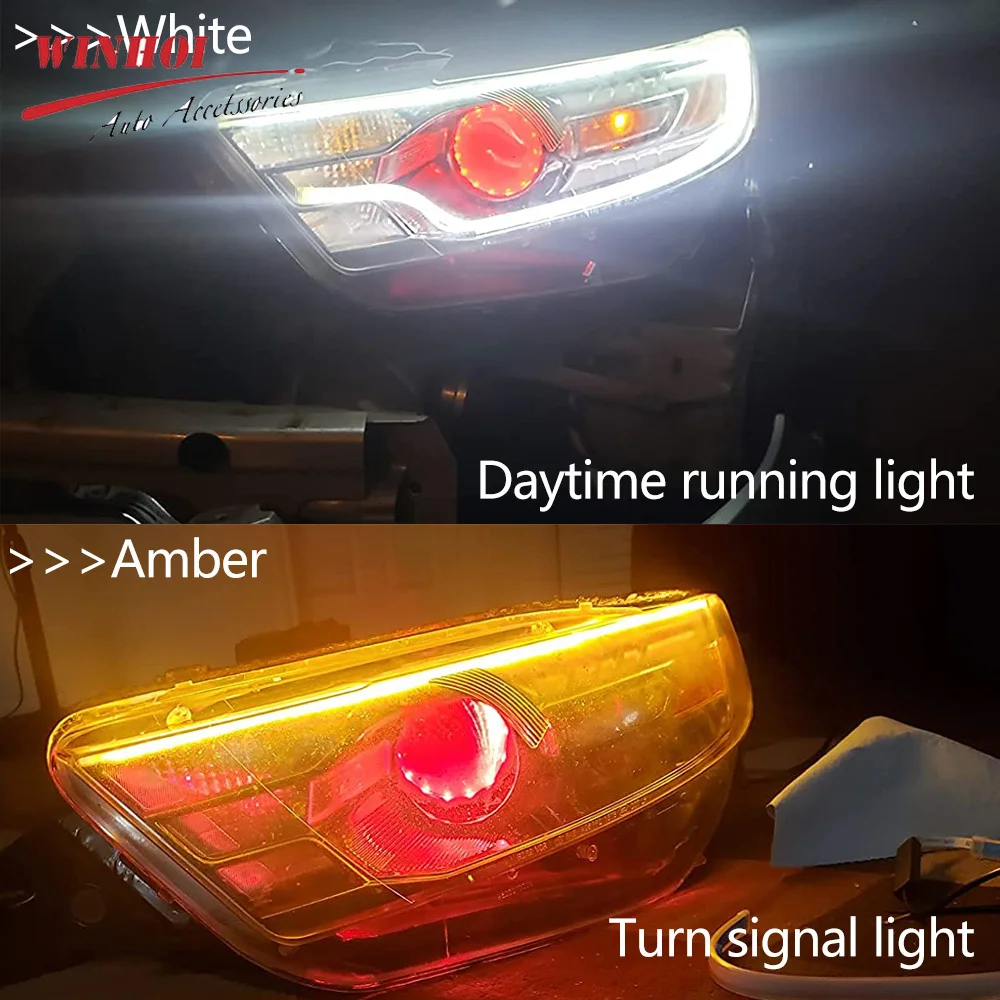 2PCS Car LED DRL Daytime Runni - огляд і ціна Lighting Bolt Decor