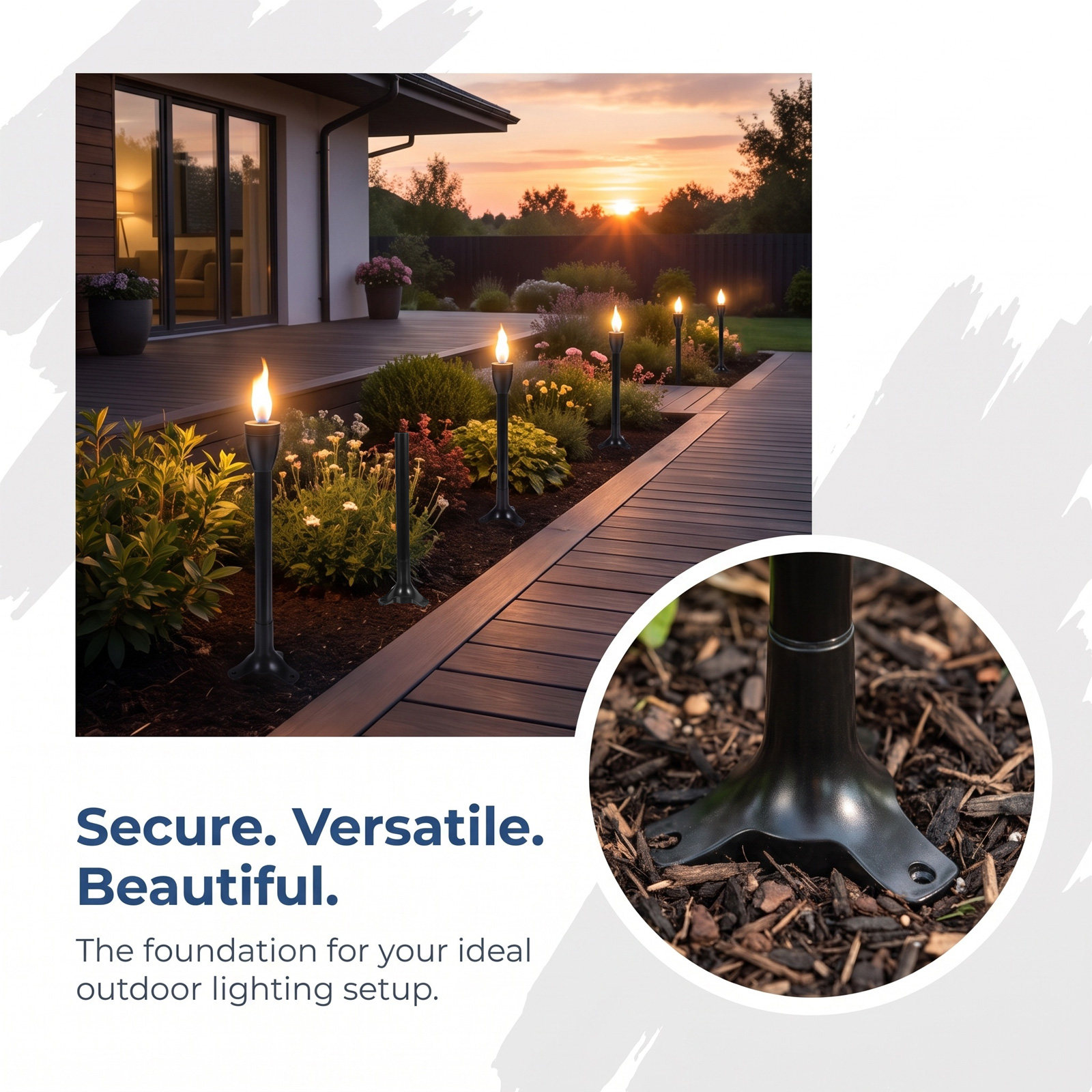 6Set Garden Torch Stake Replac - огляд і ціна Lighting Decor Outdoor