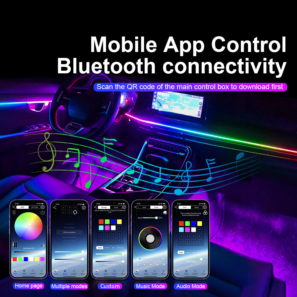 Universal Led Car Ambient Ligh - огляд і ціна Lighting Bolt Decor