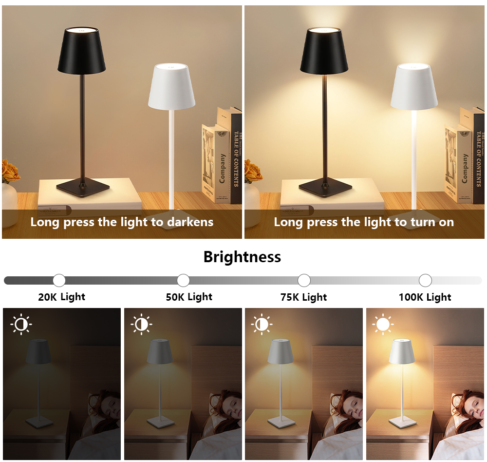 LED Rechargeable Desk Light Wi - огляд і ціна Room Lighting Bedroom Decor